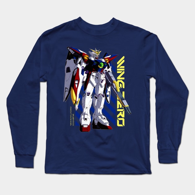 Wing Gundam Zero Long Sleeve T-Shirt by Shapwac12